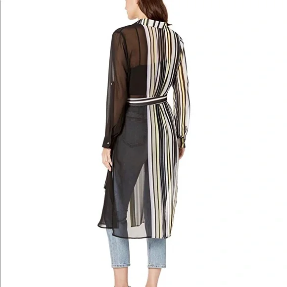 CALVIN KLEIN SHEER TUNIC - Picture 3 of 7